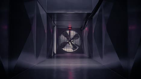 Inside-air-vent-air-duct-air-shaft-ventilation-system-action-film-escape-4k